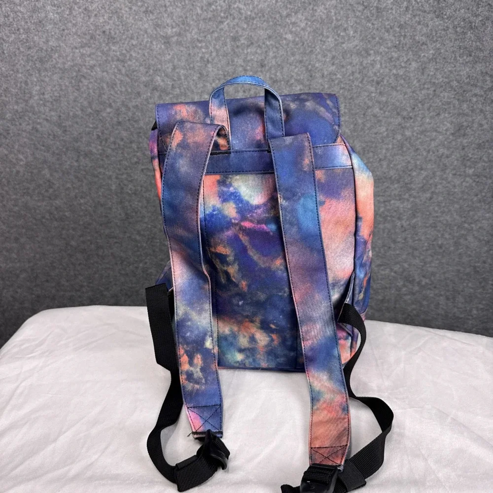 Herschel Supply Co Retreat Small Backpack Galaxy Tie Dye Blue Pink Orange Multi